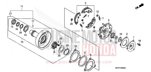 ONE WAY CLUTCH ANF1253 de 2003